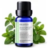 Olio essenziale di menta piperita Orantus con foglie fresche di menta